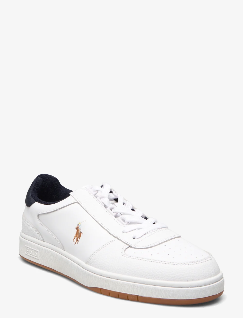 White leather polo deals shoes