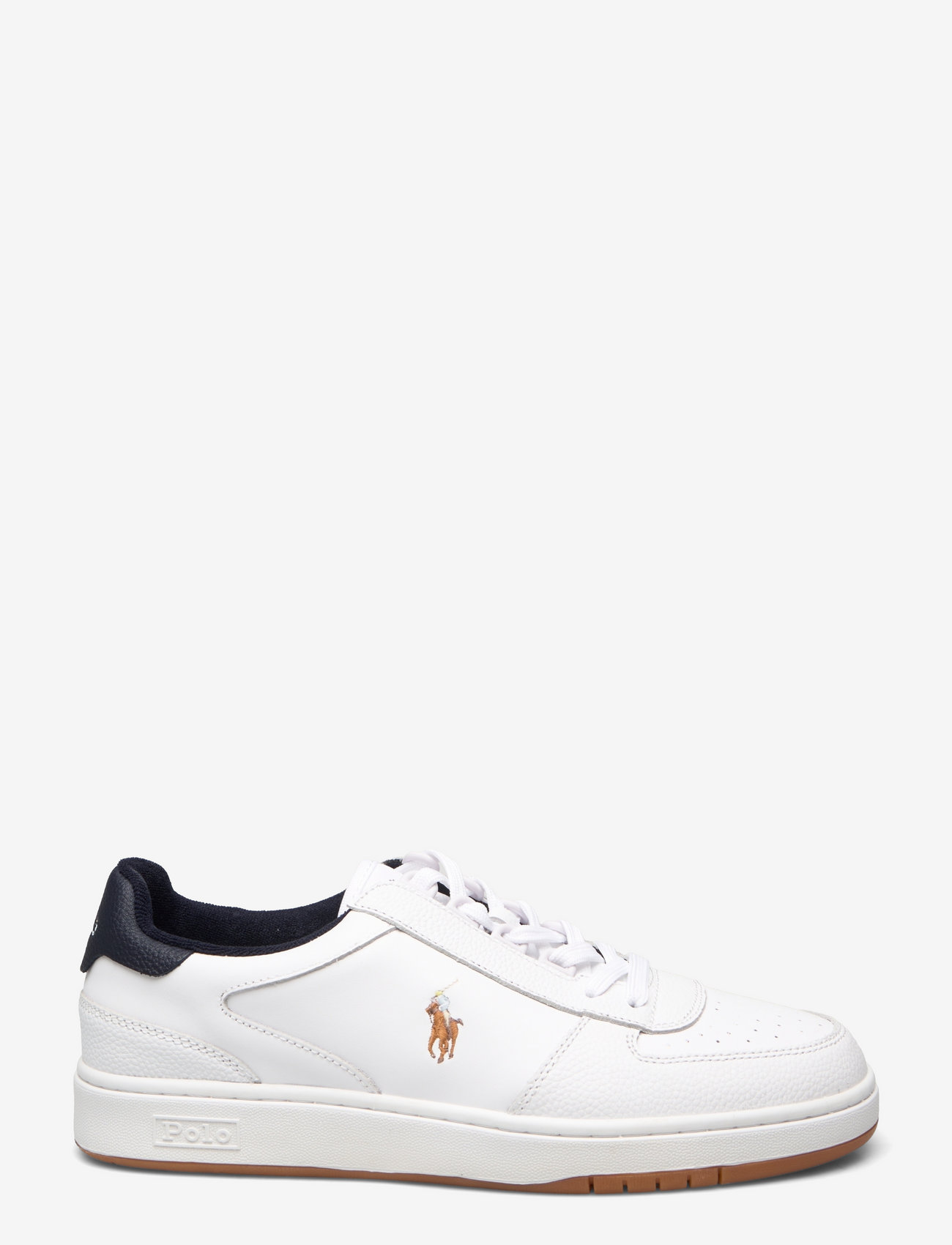 Polo Ralph Lauren - Court Leather Low-Top Sneaker - white/navy - 1