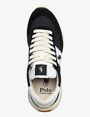 Polo Ralph Lauren - Train 89 Suede & Oxford Sneaker - ar pazeminātu potītes daļu - black/white - 3