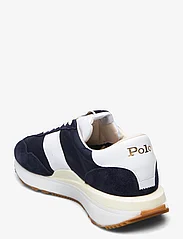 Polo Ralph Lauren - Train 89 Suede & Oxford Sneaker - ar pazeminātu potītes daļu - hunter navy/white - 2