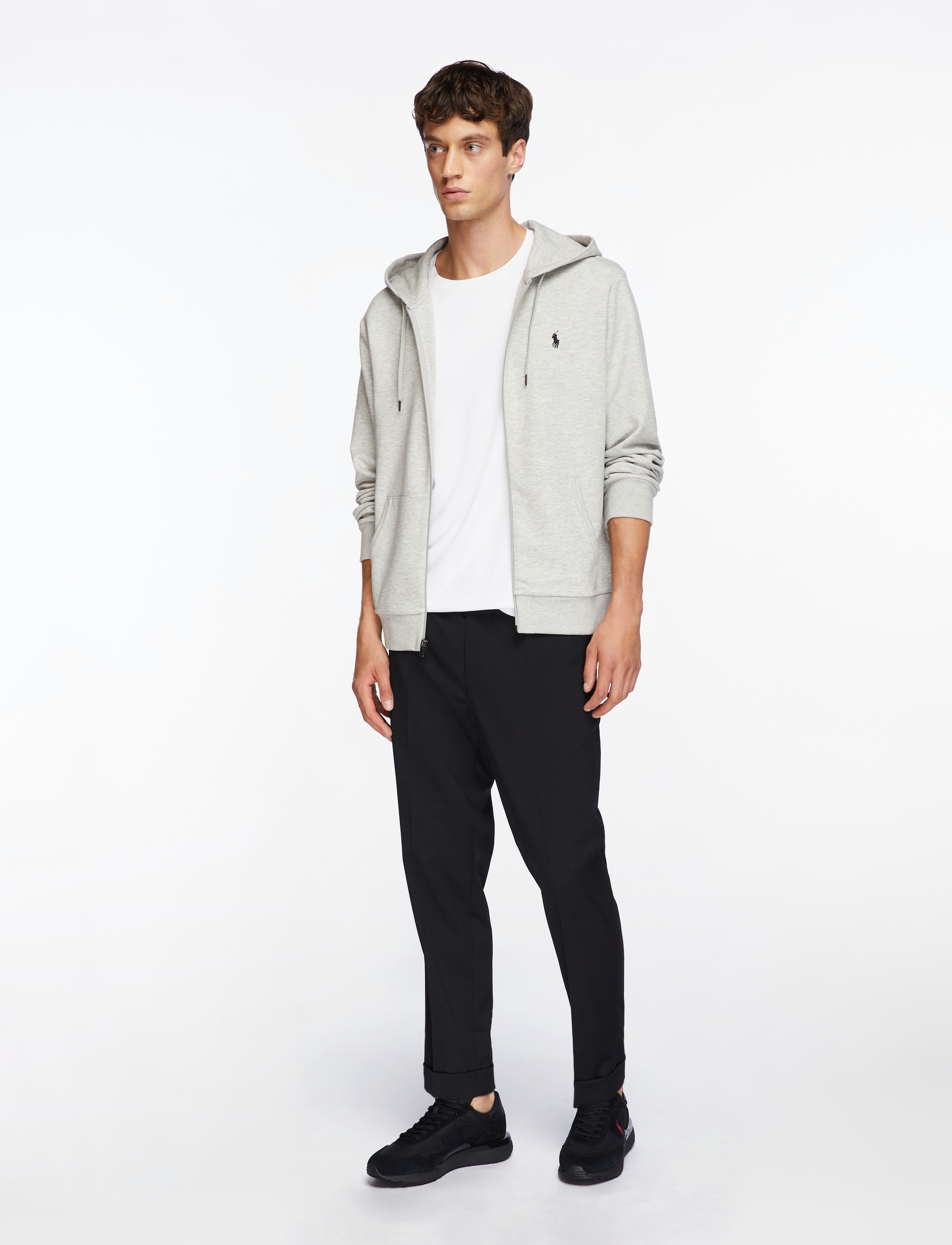 Polo Ralph Lauren Train 89 Suede & Oxford Sneaker låga sneakers herr – bild 2
