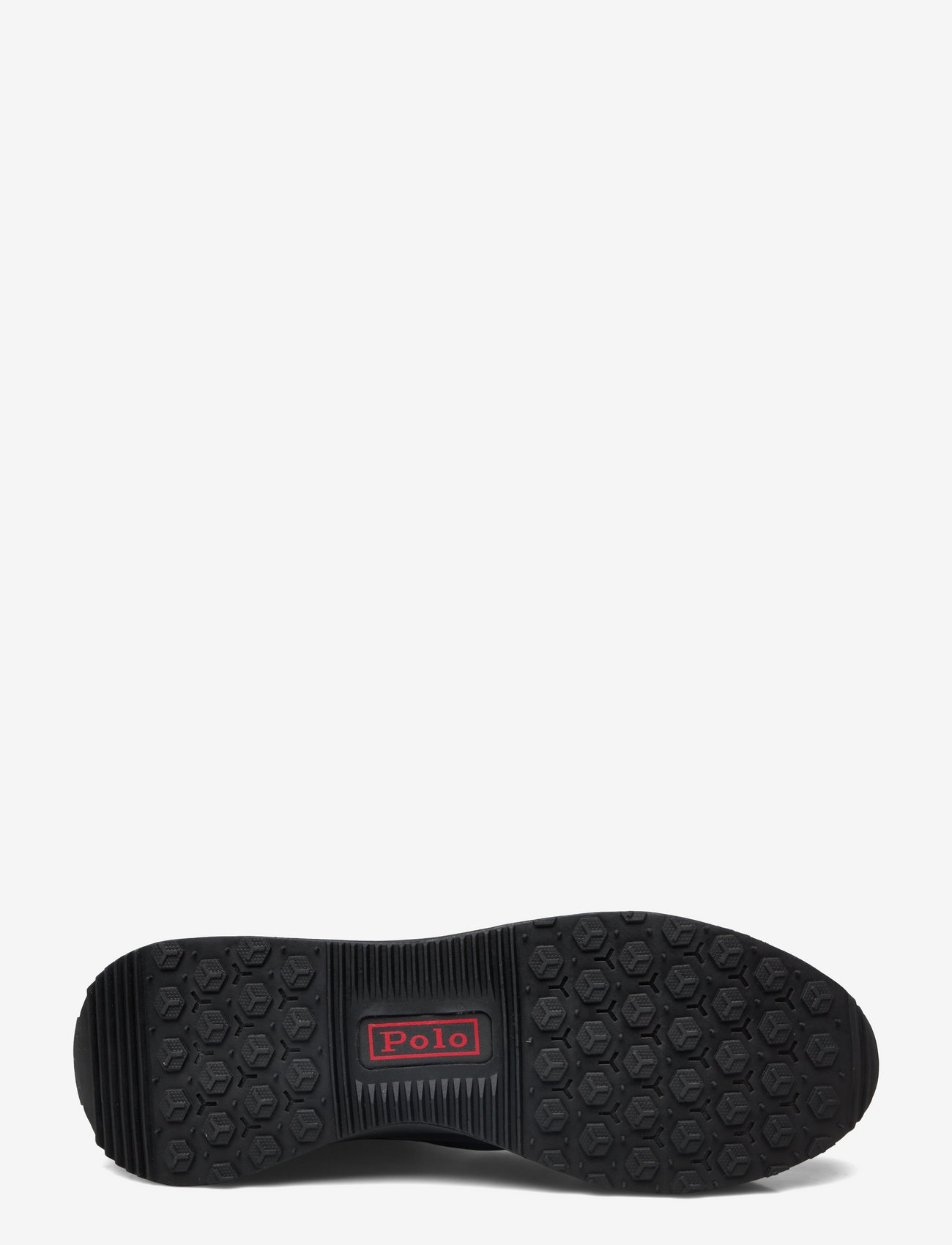 Polo Ralph Lauren - Train 89 Suede & Oxford Sneaker - low tops - triple black/red - 5