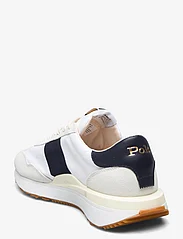Polo Ralph Lauren - Train 89 Suede & Oxford Sneaker - ar pazeminātu potītes daļu - white/hunter navy - 2