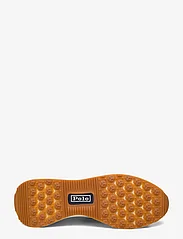 Polo Ralph Lauren - Train 89 Suede & Oxford Sneaker - ar pazeminātu potītes daļu - white/hunter navy - 4