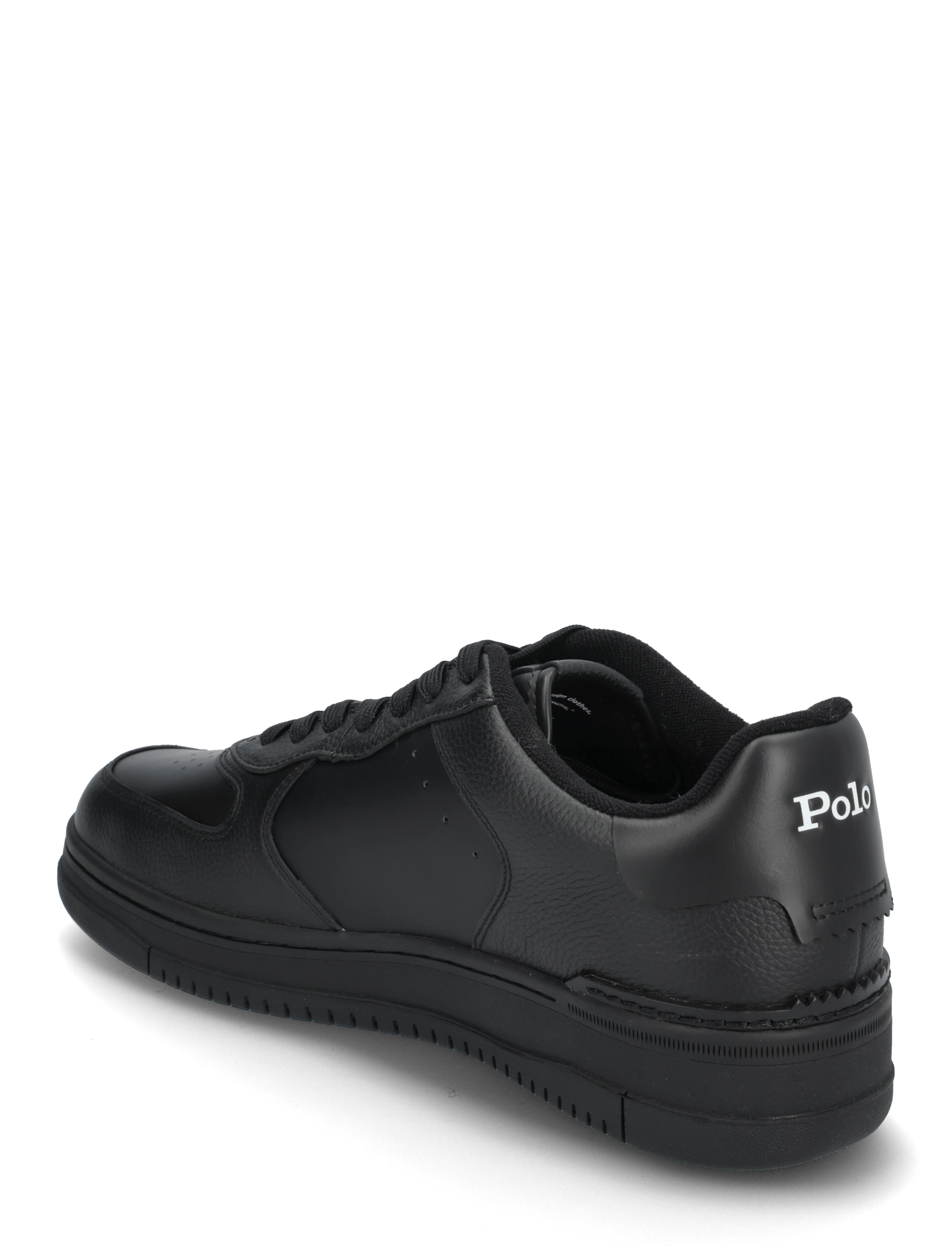 Polo Ralph Lauren - Masters Court Leather Sneaker - lave sneakers - black/black/white - 2