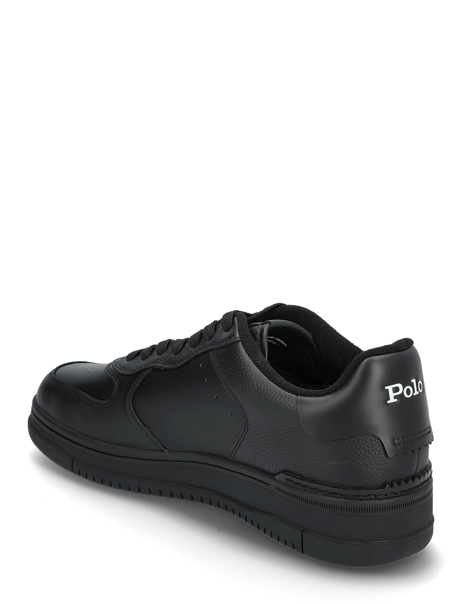 Polo Ralph Lauren - SMOOTH/GRNY LTH-MASTERS CRT-SK-LTL - low-top sneaker - black/black/white - 2