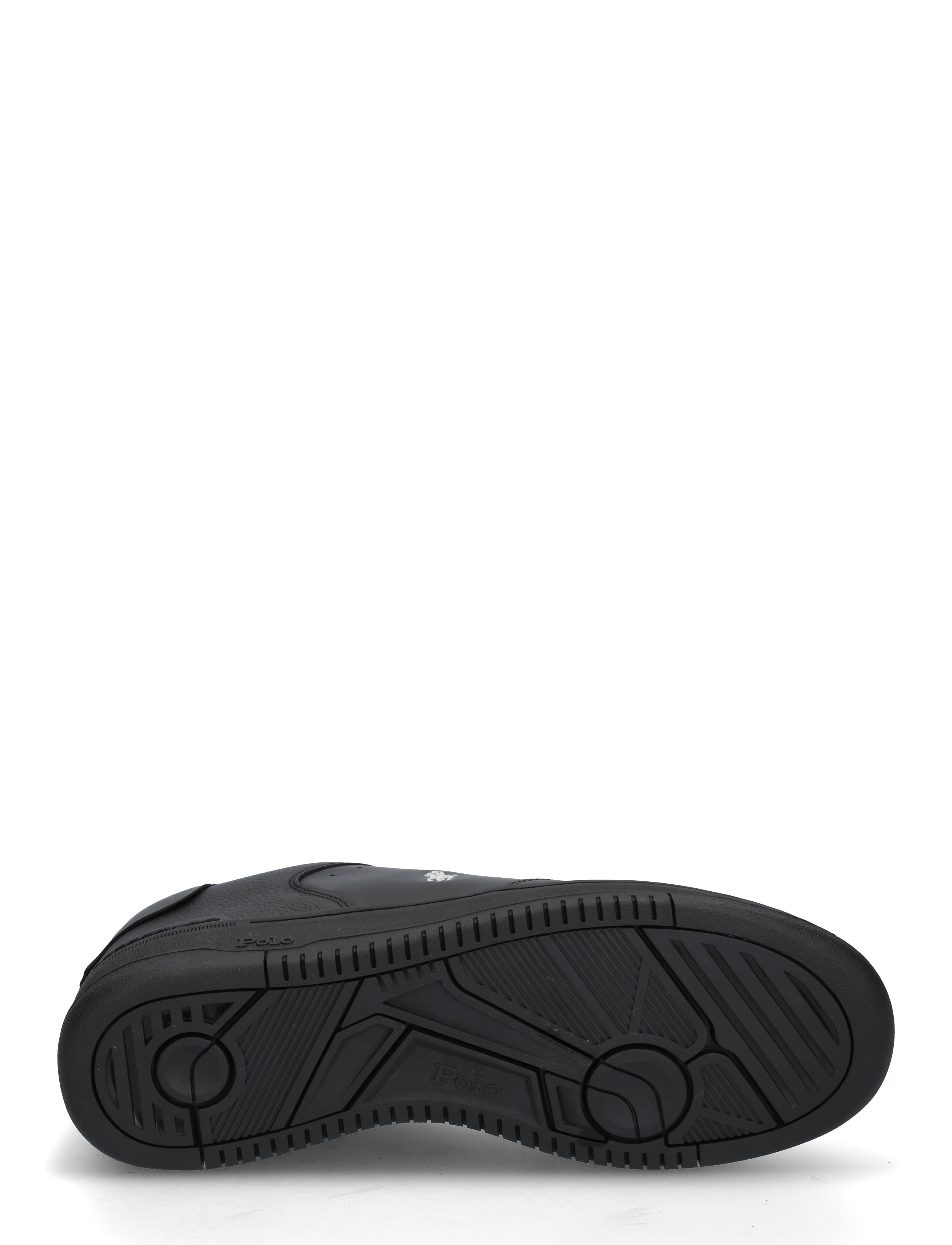Polo Ralph Lauren - Masters Court Leather Sneaker - lave sneakers - black/black/white - 4