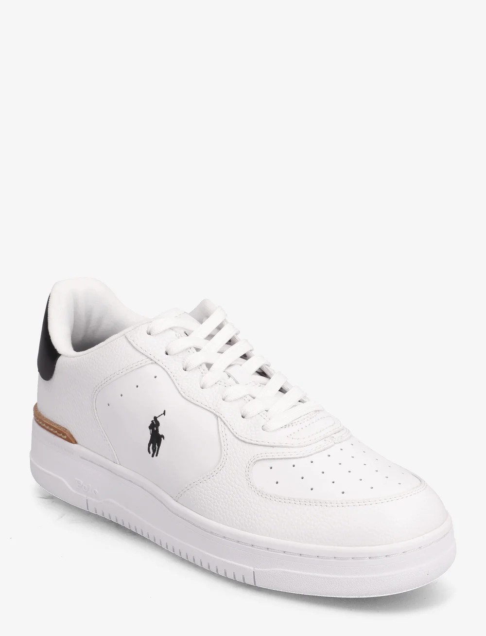 Polo Ralph Lauren - MASTERS CRT-SNEAKERS-LOW TOP LACE - låga sneakers - white/black pp - 0