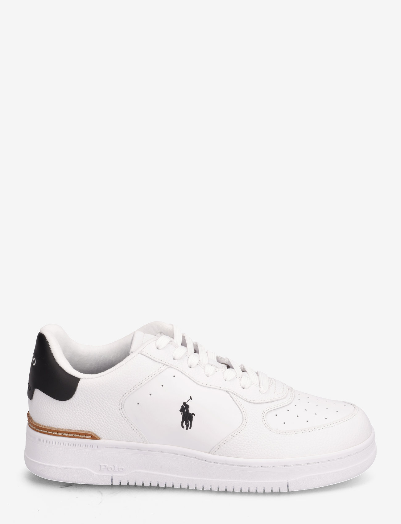 Polo Ralph Lauren - Masters Court Leather Sneaker - sneakersy niskie - white/black pp - 1