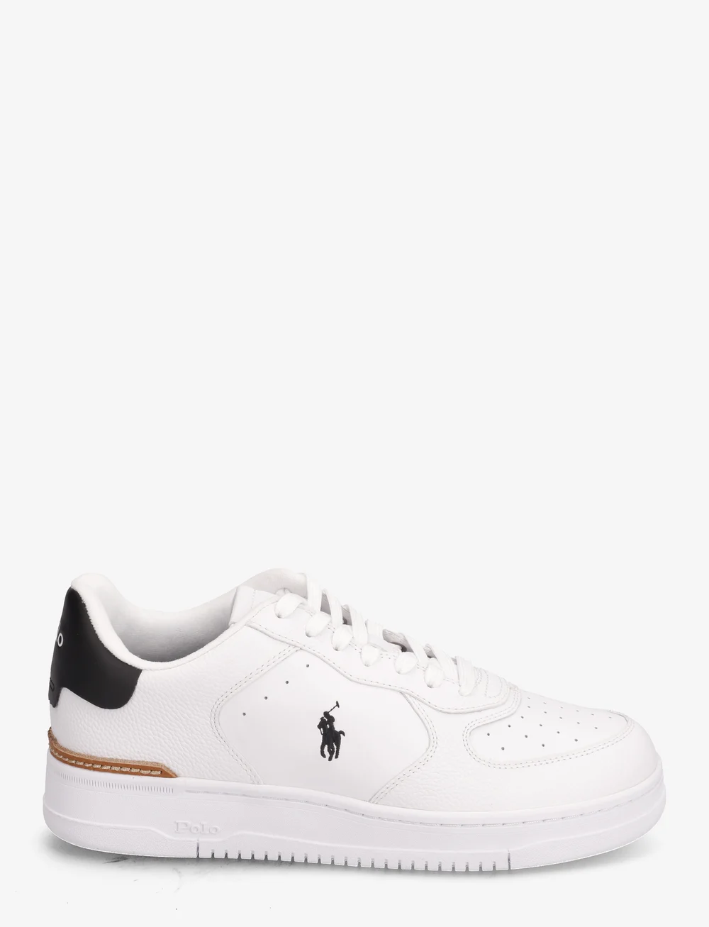 Polo Ralph Lauren - MASTERS CRT-SNEAKERS-LOW TOP LACE - låga sneakers - white/black pp - 1