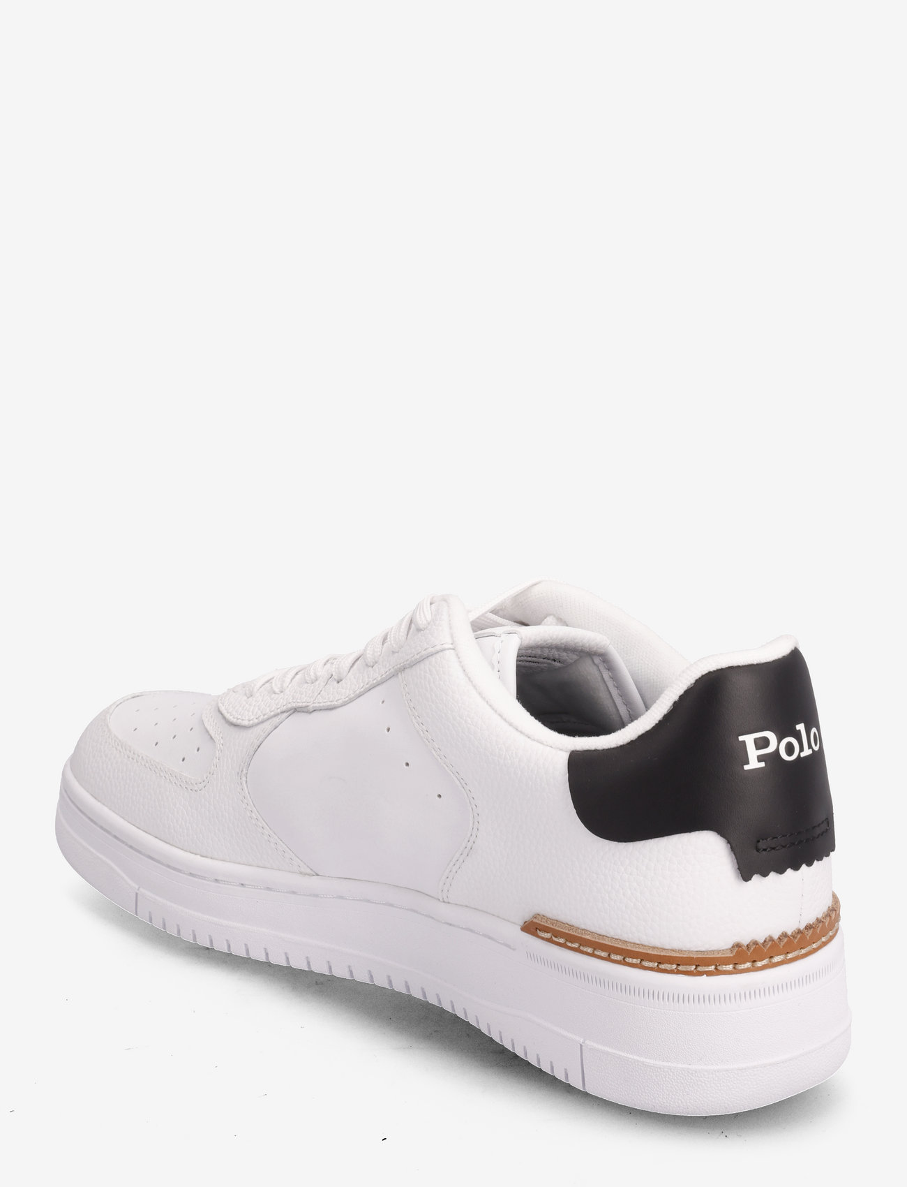 Polo Ralph Lauren - Masters Court Leather Sneaker - sneakersy niskie - white/black pp - 2