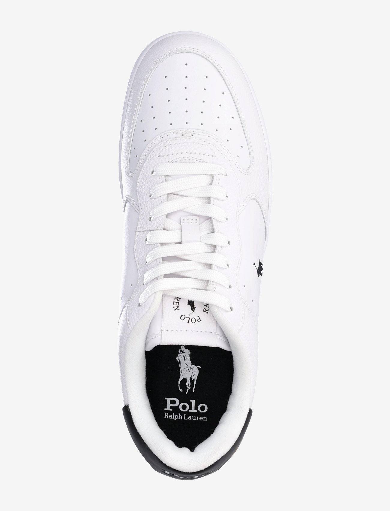 Polo Ralph Lauren - Masters Court Leather Sneaker - sneakersy niskie - white/black pp - 3