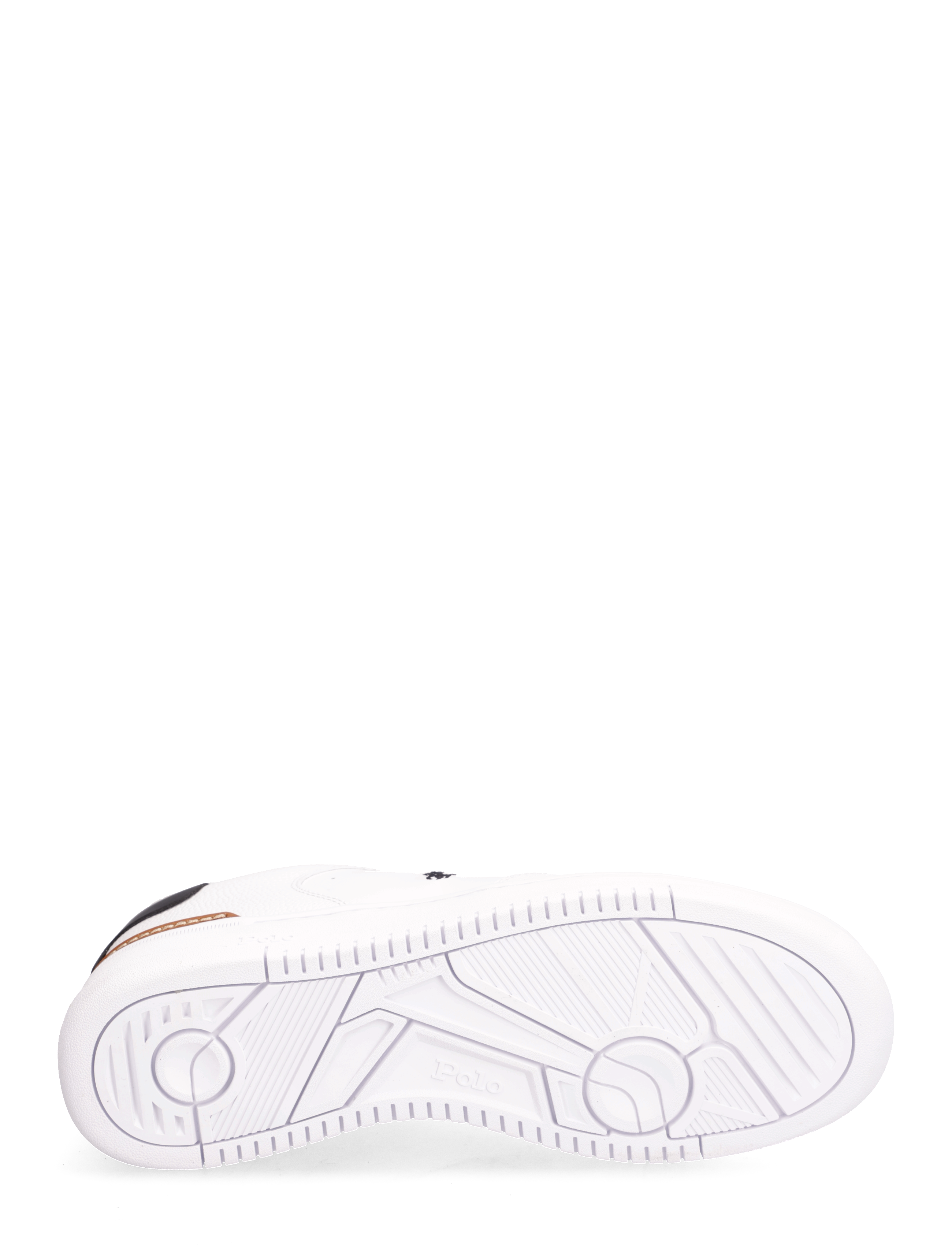 Polo Ralph Lauren - Masters Court Leather Sneaker - lave sneakers - white/black pp - 4