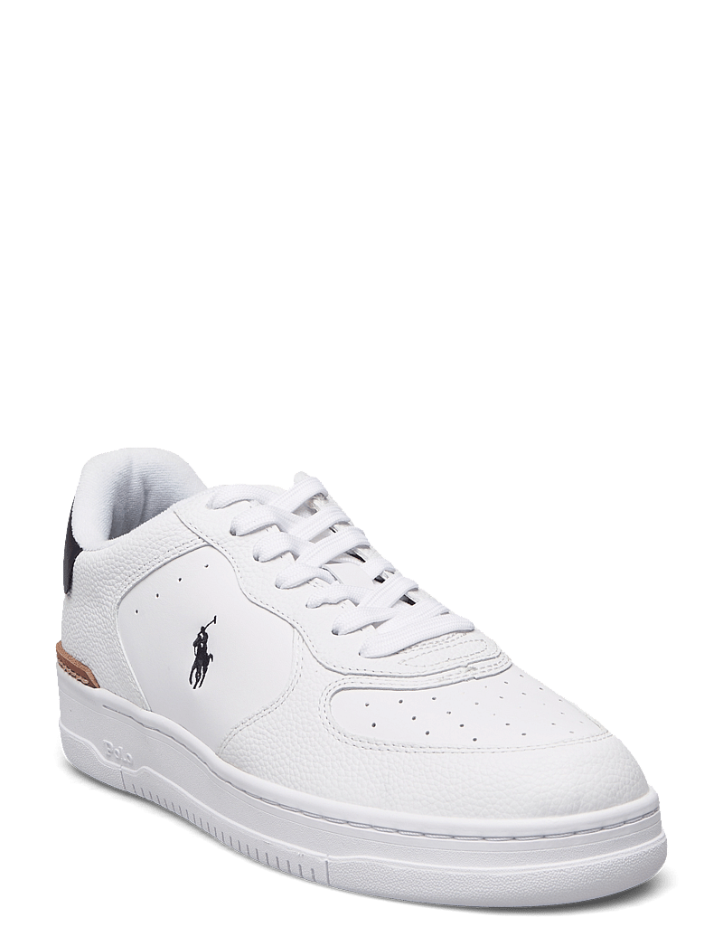Polo Ralph Lauren - Masters Court Leather Sneaker - niedriger schnitt - white/navy pp - 1