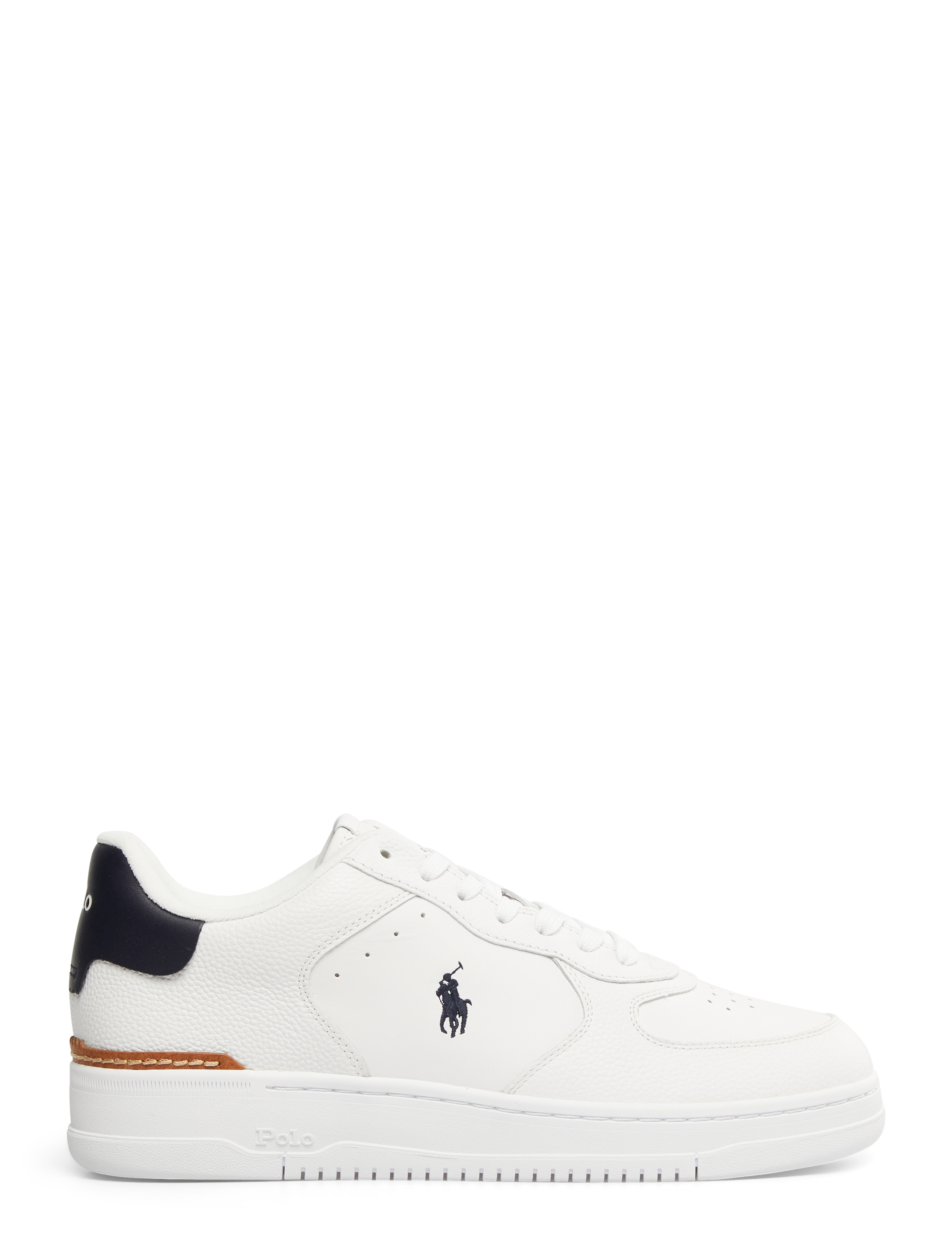 Polo Ralph Lauren SMOOTH/GRNY LTH-MASTERS CRT-SK-LTL - Schuhe - WHITE/NAVY PP / white