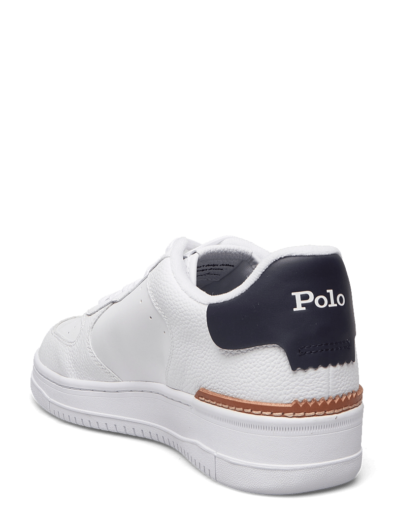 Polo Ralph Lauren - Masters Court Leather Sneaker - niedriger schnitt - white/navy pp - 3