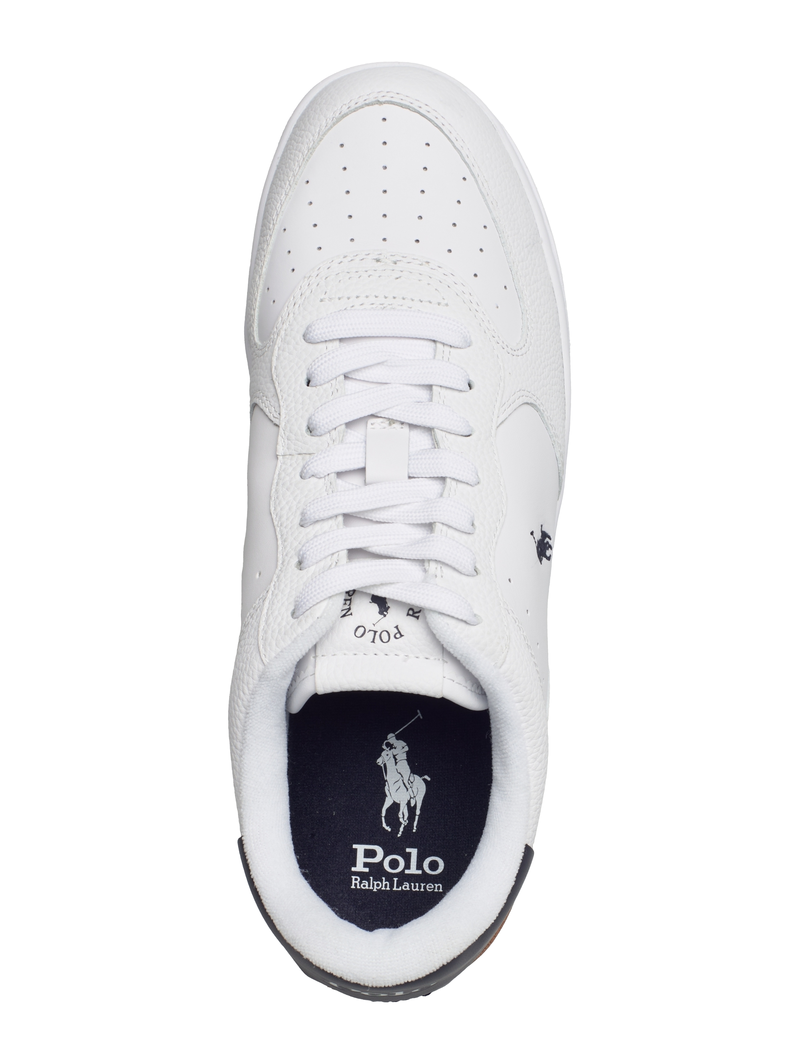 Polo Ralph Lauren - Masters Court Leather Sneaker - low tops - white/navy pp - 4