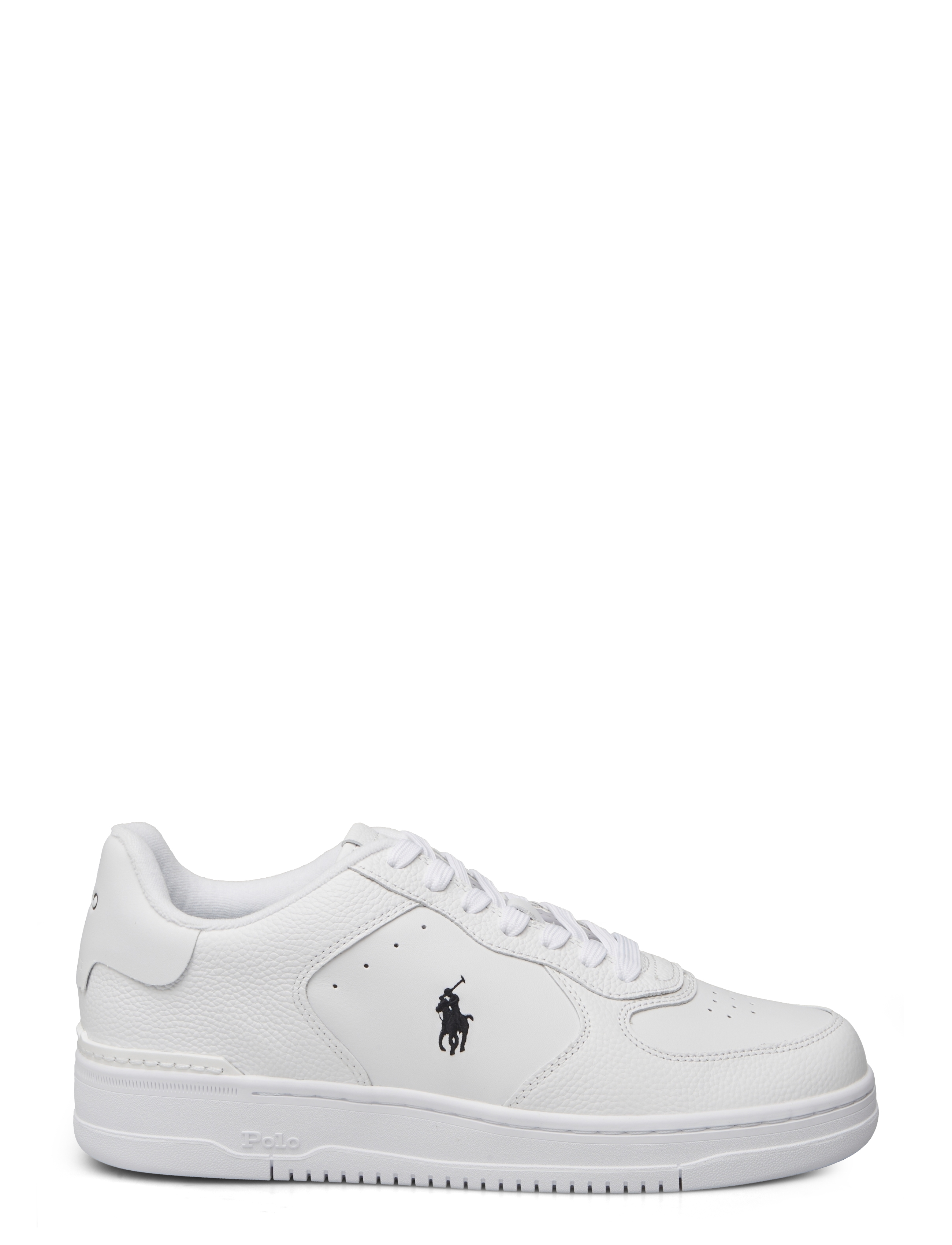 Polo Ralph Lauren - Masters Court Leather Sneaker - lave sneakers - white/white/black - 1
