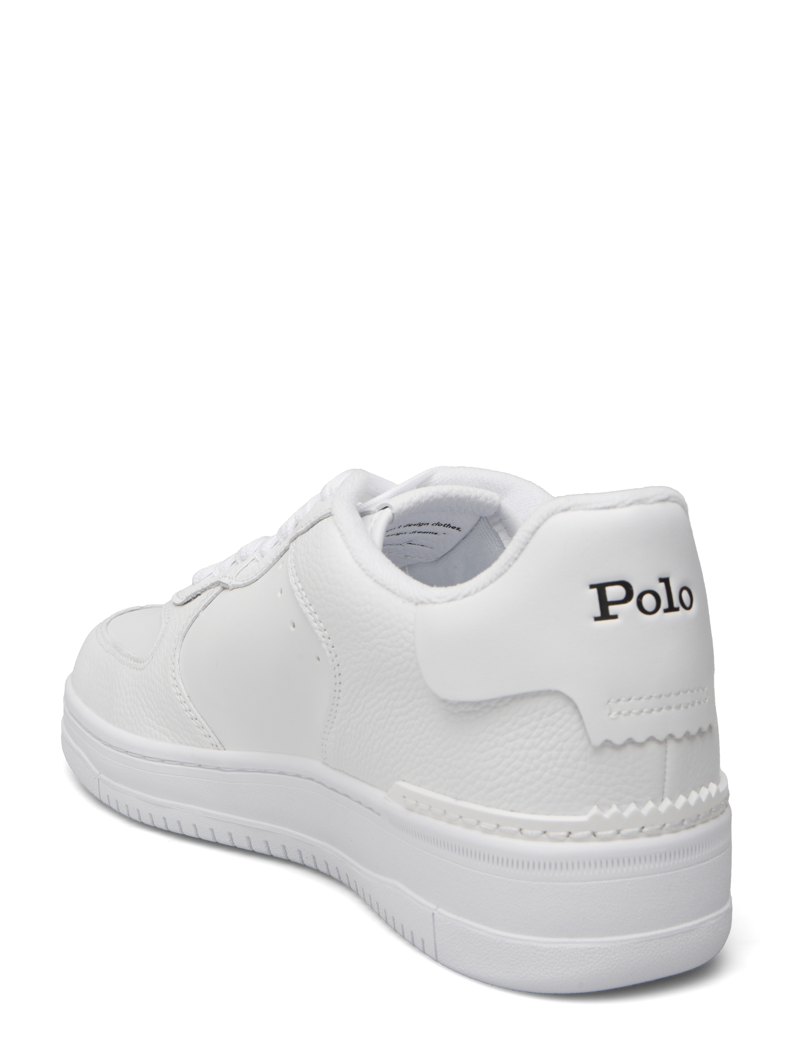 Polo Ralph Lauren - Masters Court Leather Sneaker - lave sneakers - white/white/black - 2
