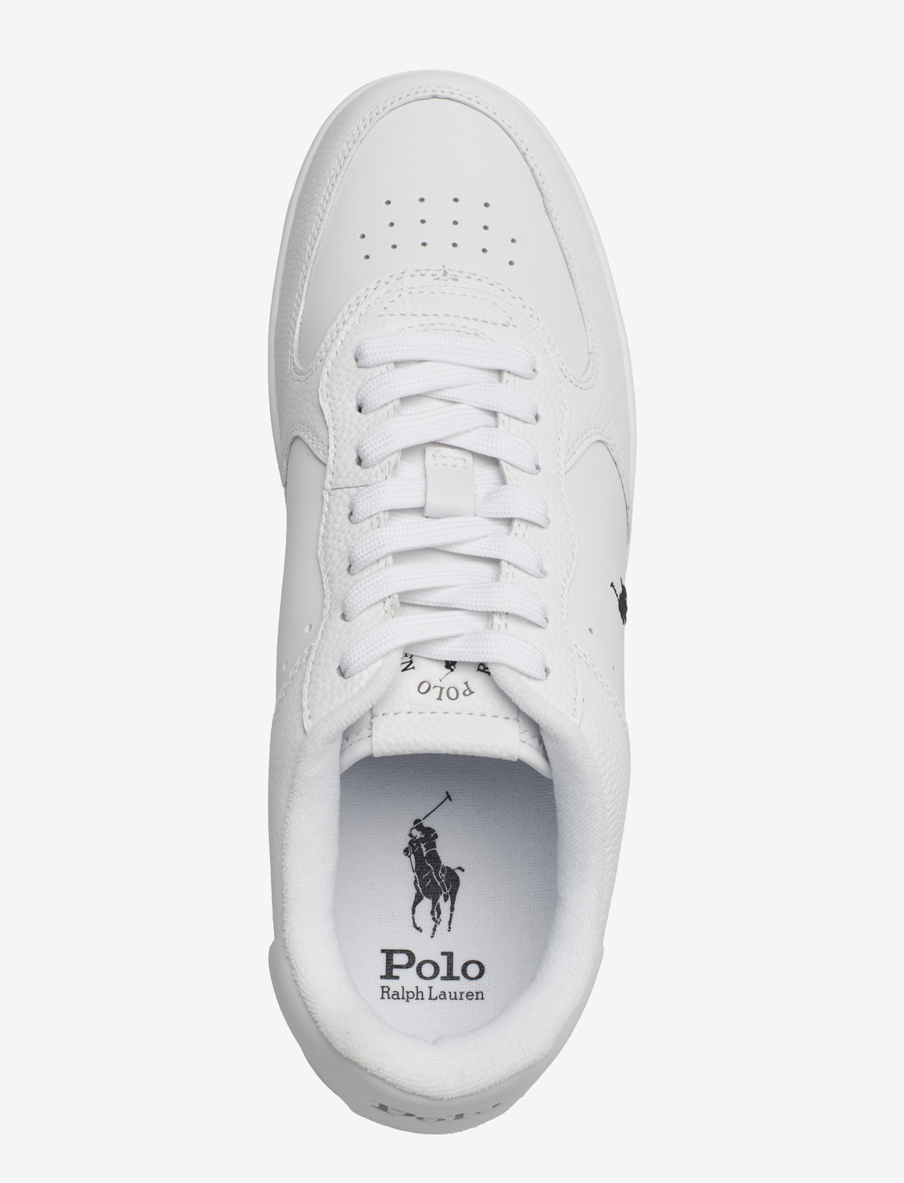 Polo Ralph Lauren - Masters Court Leather Sneaker - niedriger schnitt - white/white/black - 3