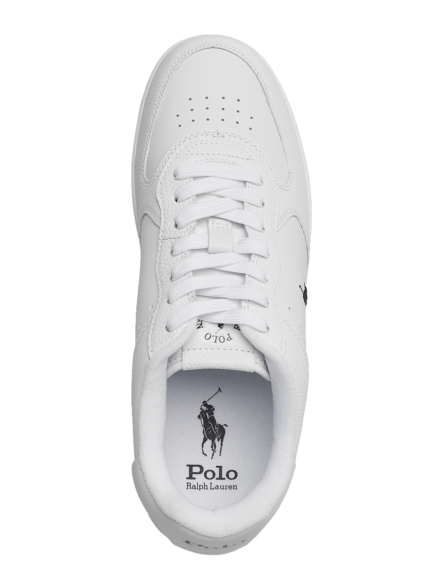 Polo Ralph Lauren - SMOOTH/GRNY LTH-MASTERS CRT-SK-LTL - baskets basses - white/white/black - 3
