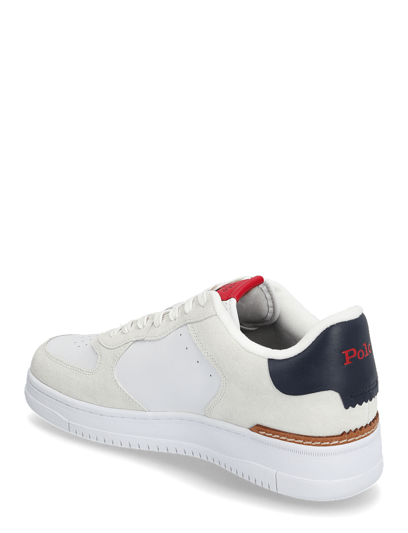 Polo Ralph Lauren - Masters Court Suede-Leather Sneaker - tennised - white/navy/red - 2