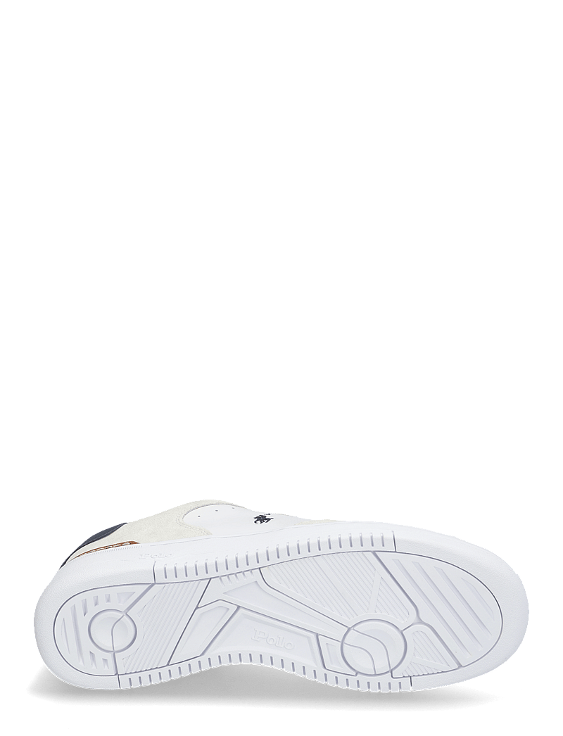 Polo Ralph Lauren - Masters Court Suede-Leather Sneaker - tennised - white/navy/red - 4