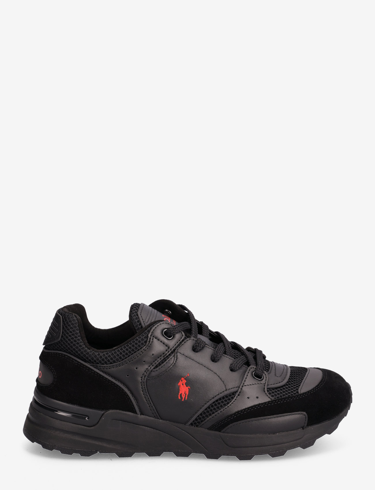 Polo Ralph Lauren - Trackster 200 Sneaker - matalavartiset tennarit - black/red pp - 1