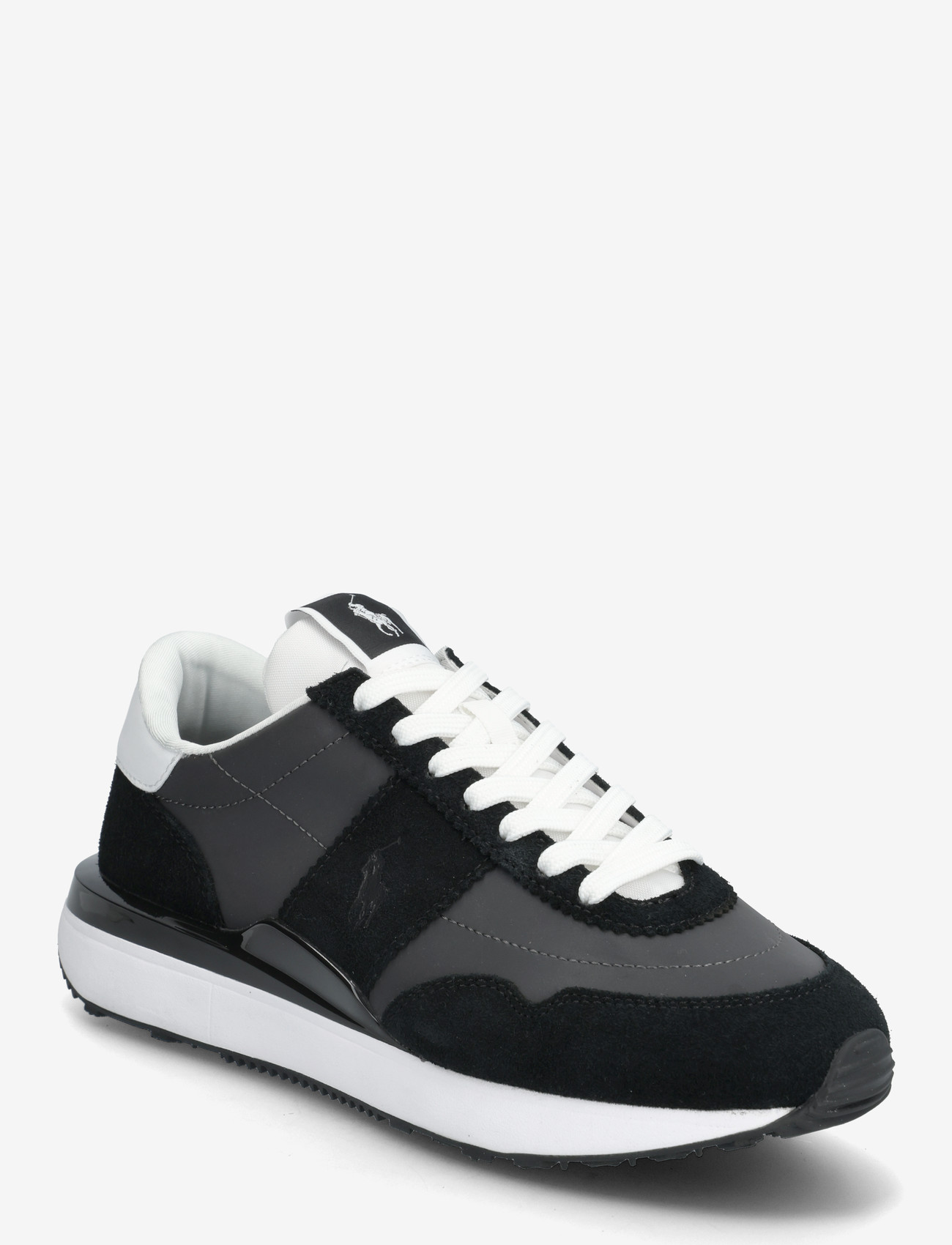 Polo Ralph Lauren - SUEDE/NYLON-TRAIN 89 PP-SK-LTL - niedriger schnitt - reflective - blac - 0