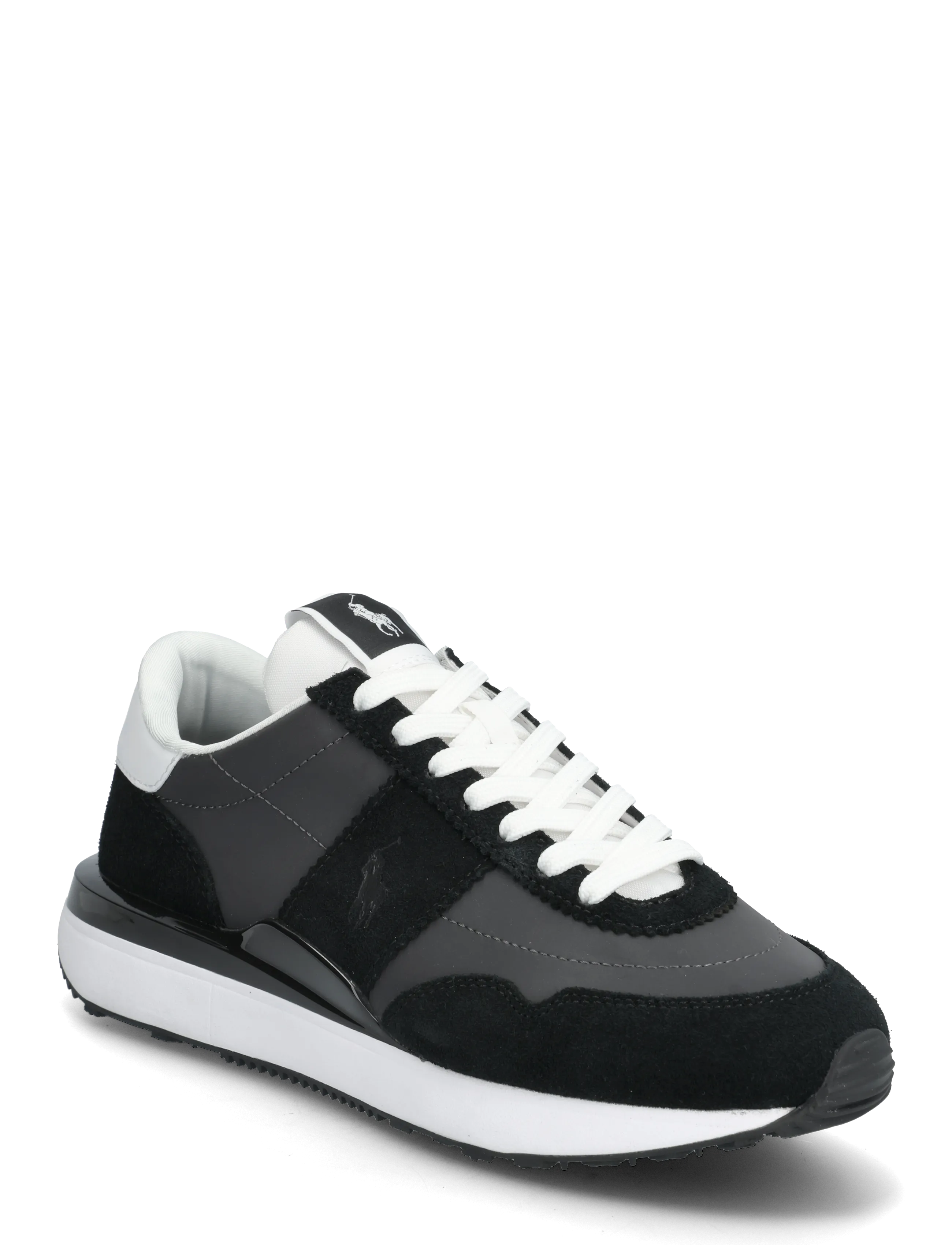 Polo Ralph Lauren Train 89 Suede-Paneled Sneaker - Sneakers - REFLECTIVE - BLAC / black