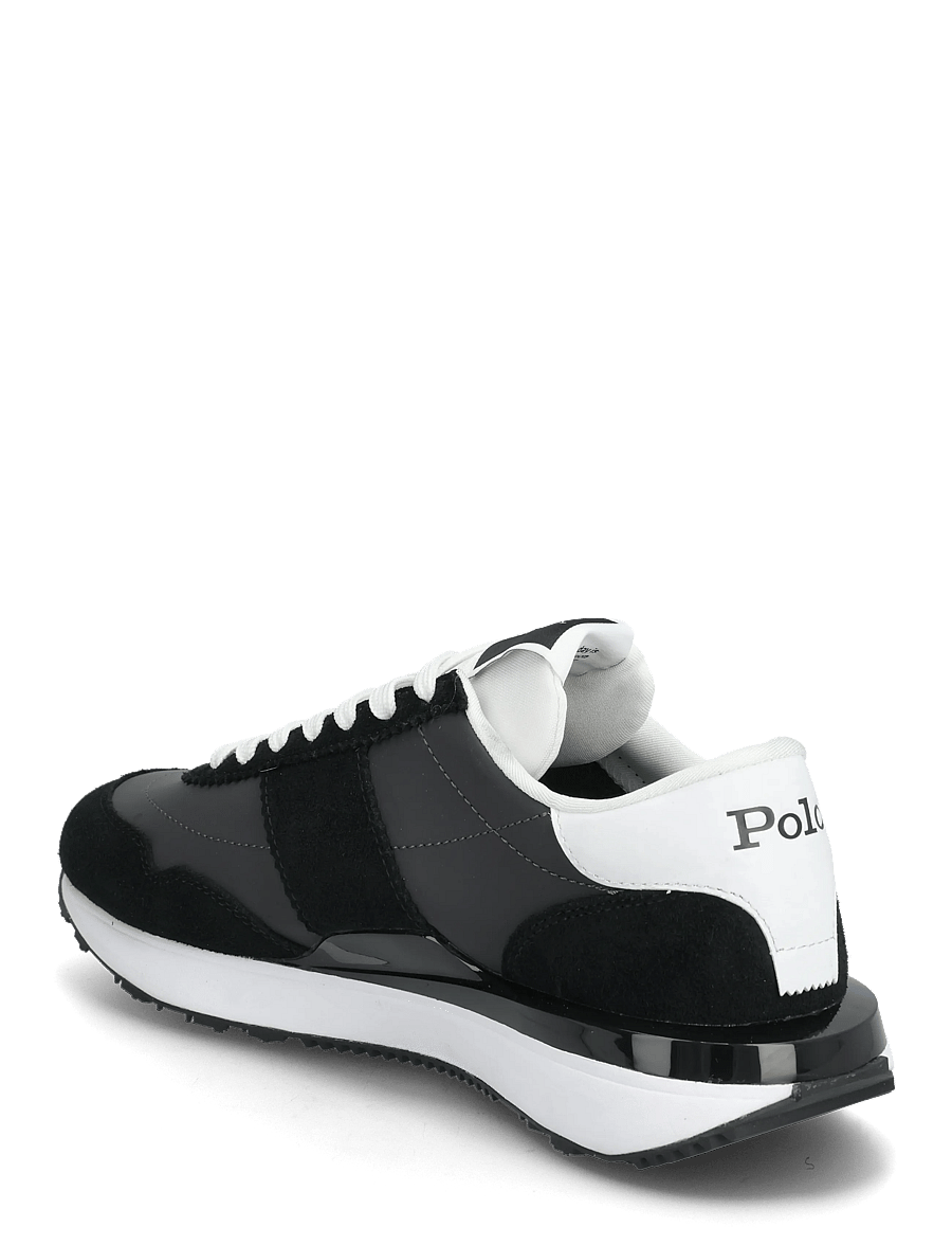 Polo Ralph Lauren - Train 89 Suede-Paneled Sneaker - niedriger schnitt - reflective - blac - 2