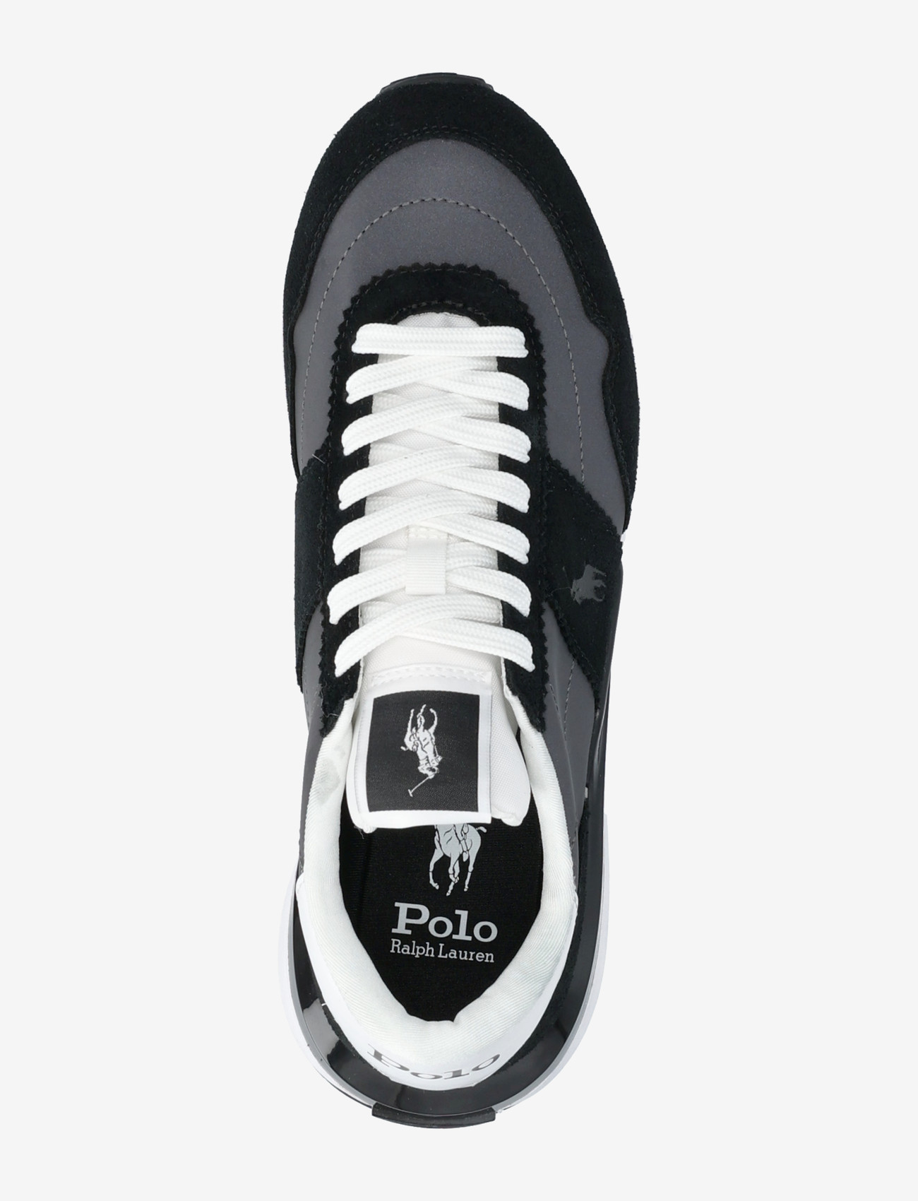 Polo Ralph Lauren - SUEDE/NYLON-TRAIN 89 PP-SK-LTL - niedriger schnitt - reflective - blac - 3