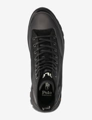 Polo Ralph Lauren - Armin Waxed Twill Sneaker Boot - laisvalaikio batai aukštu aulu - black - 3