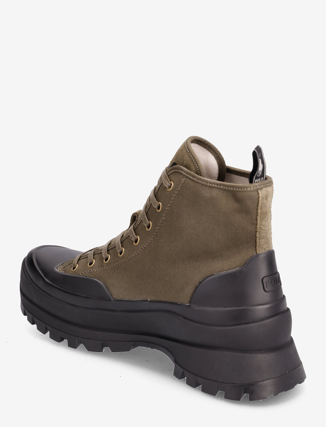 Olive green polo boots online
