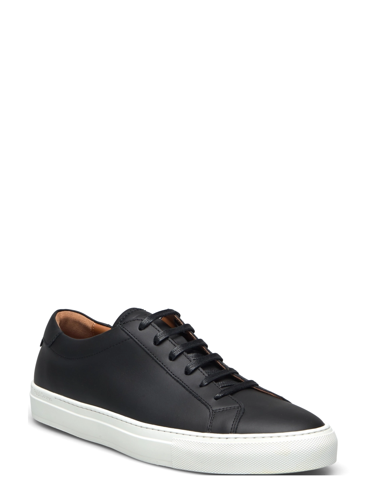 Polo Ralph Lauren Jermain Leather Sneaker, Mænd, Lave Sneakers, Sort, Str: 47