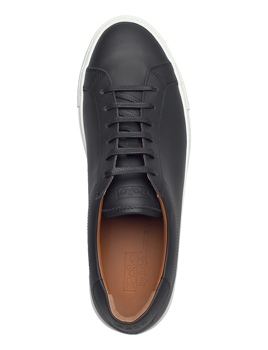 Polo Ralph Lauren - Jermain Leather Sneaker - lave sneakers - black - 3