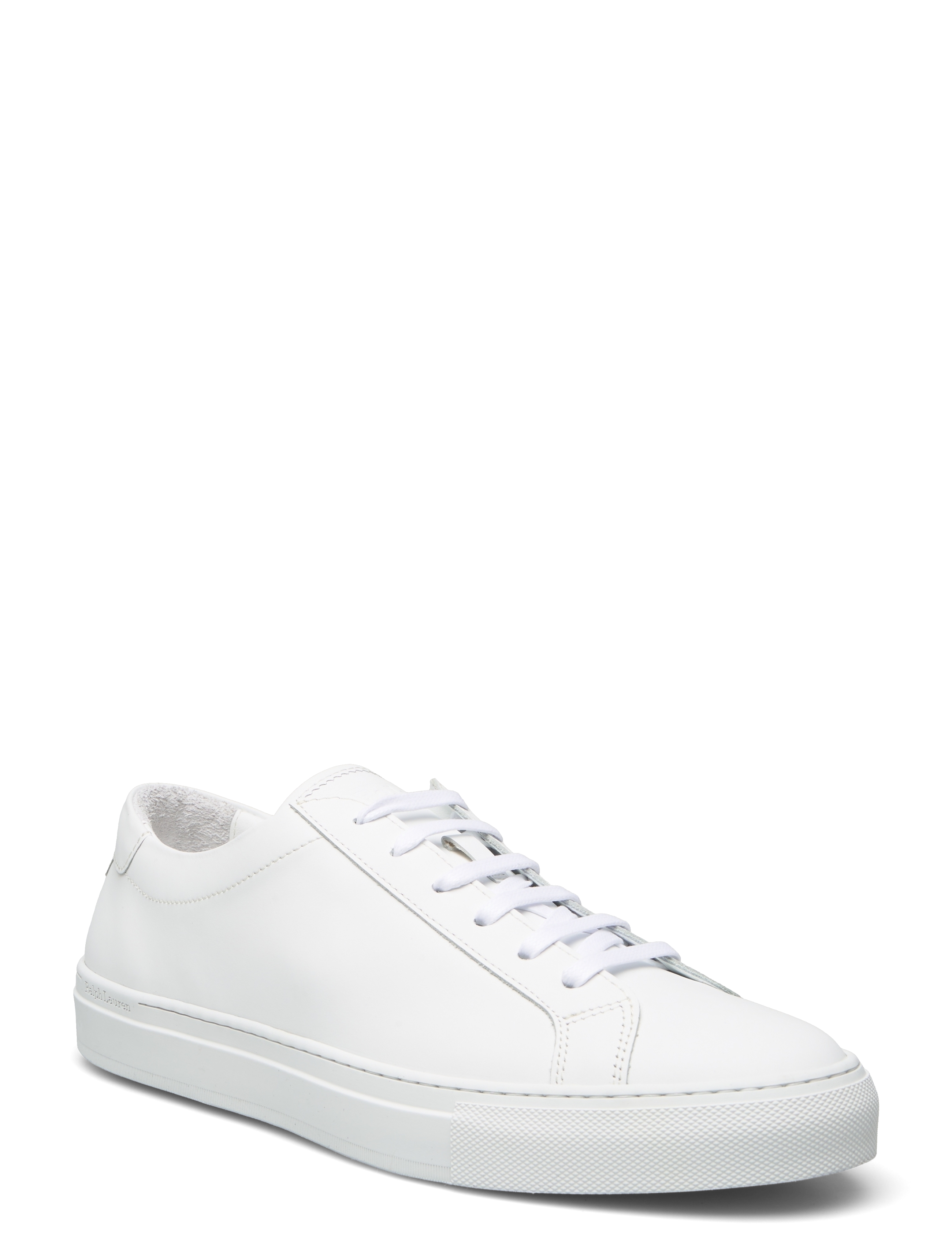 Polo Ralph Lauren Jermain Leather Sneaker, Mænd, Lave Sneakers, Hvid, Str: 42
