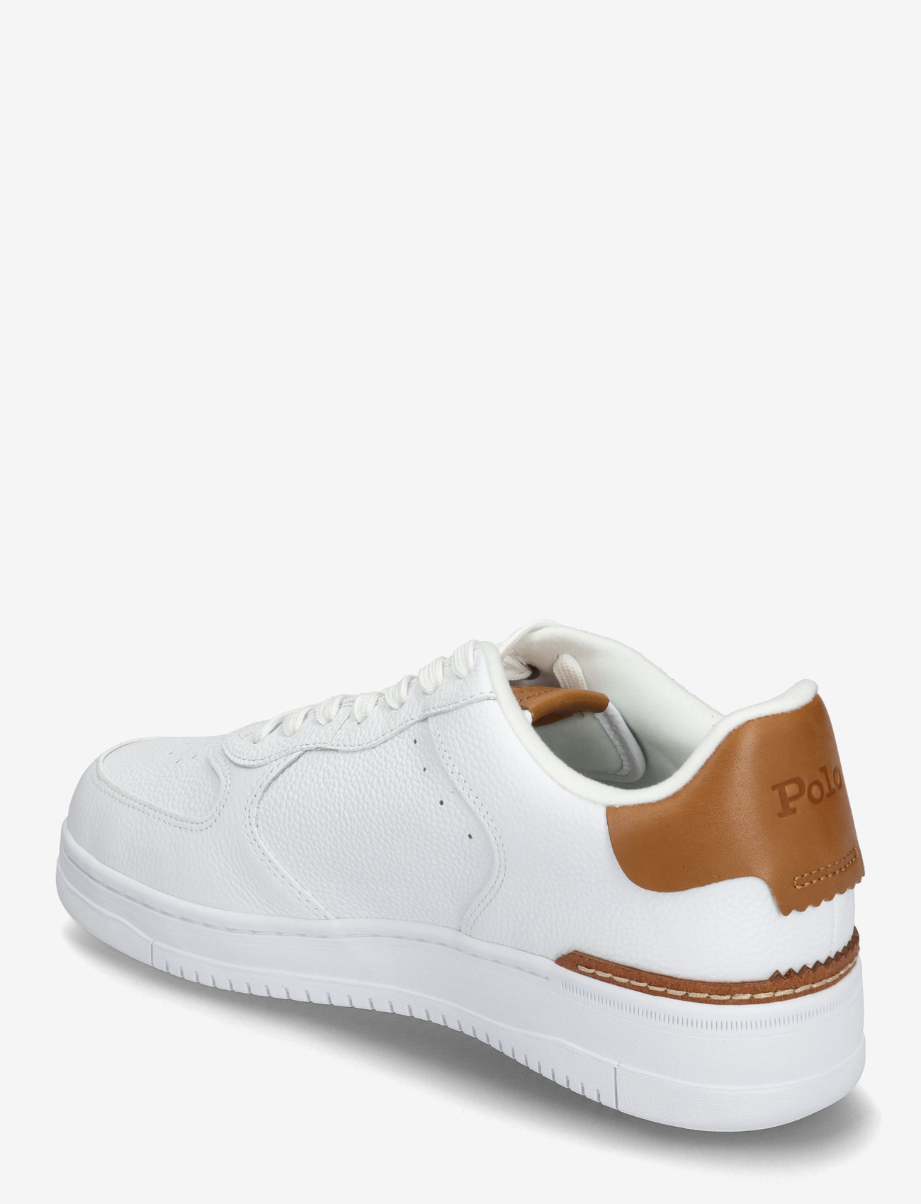 Polo Ralph Lauren - Masters Court Leather Sneaker - låga sneakers - white/tan multi p - 2