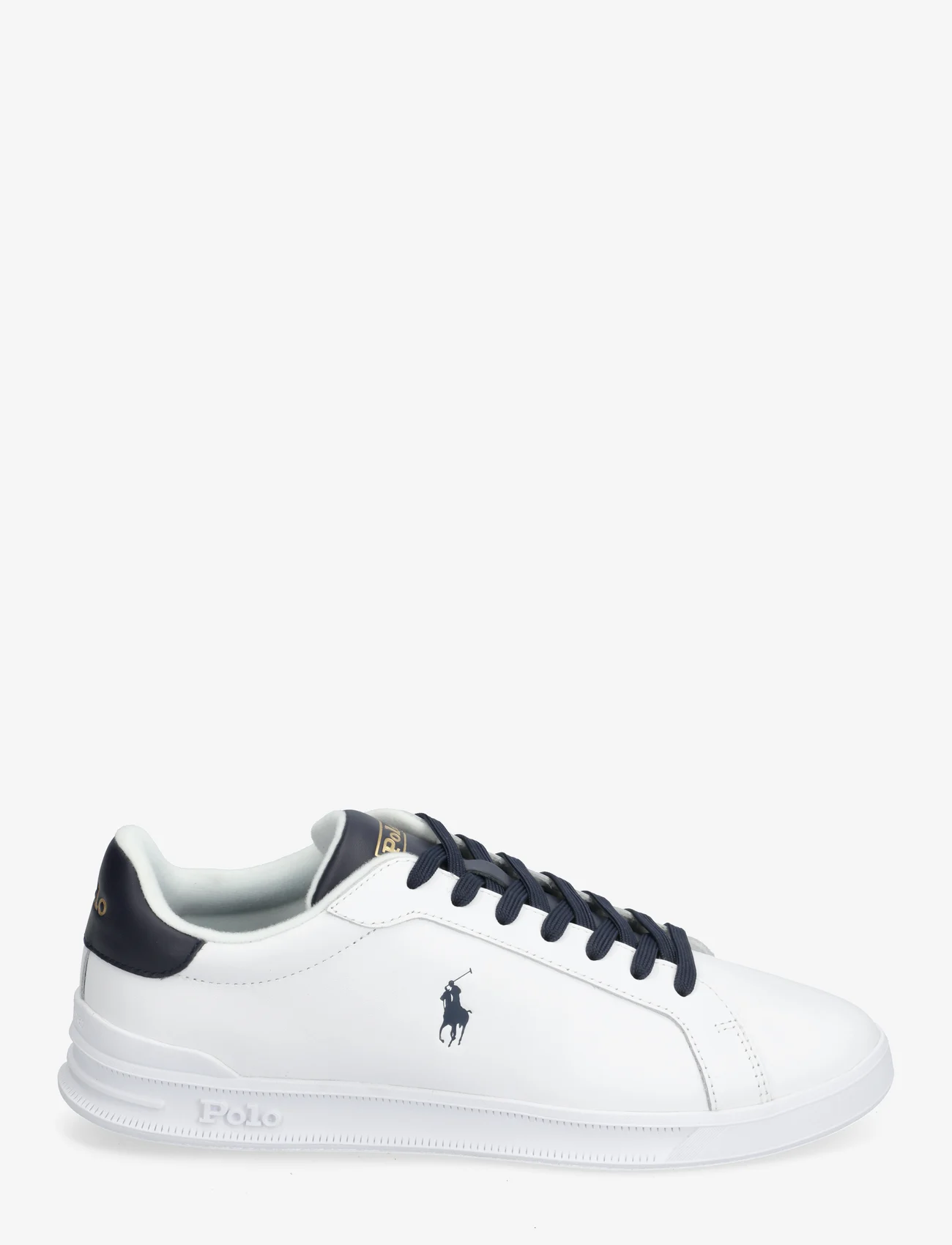Polo Ralph Lauren - Heritage Court II Leather Sneaker - laag sneakers - white/navy - 1