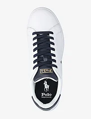 Polo Ralph Lauren - Heritage Court II Leather Sneaker - laag sneakers - white/navy - 3
