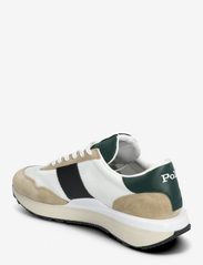 Polo Ralph Lauren - Train 89 Suede-Paneled Sneaker - low tops - bone/black/green - 2