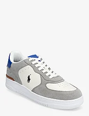 Polo Ralph Lauren - Masters Court Leather-Suede Sneaker - low tops - soft grey/black/r - 0