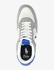 Polo Ralph Lauren - Masters Court Leather-Suede Sneaker - low tops - soft grey/black/r - 3