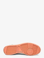 Polo Ralph Lauren - Court Sport Leather-Suede Sneaker - niedriger schnitt - white/navy/orange - 4