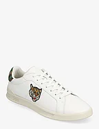 Heritage Court II Tiger Leather Sneaker - WHITE/TIGER HEAD