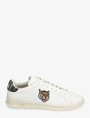 Polo Ralph Lauren - Heritage Court II Tiger Leather Sneaker - low tops - white/tiger head - 1