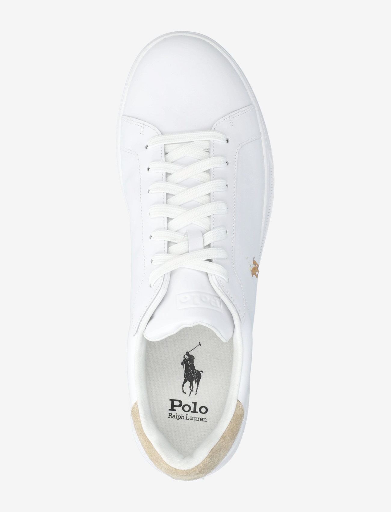 Polo Ralph Lauren - Heritage Court II Leather Sneaker - låga sneakers - white/bone - 3