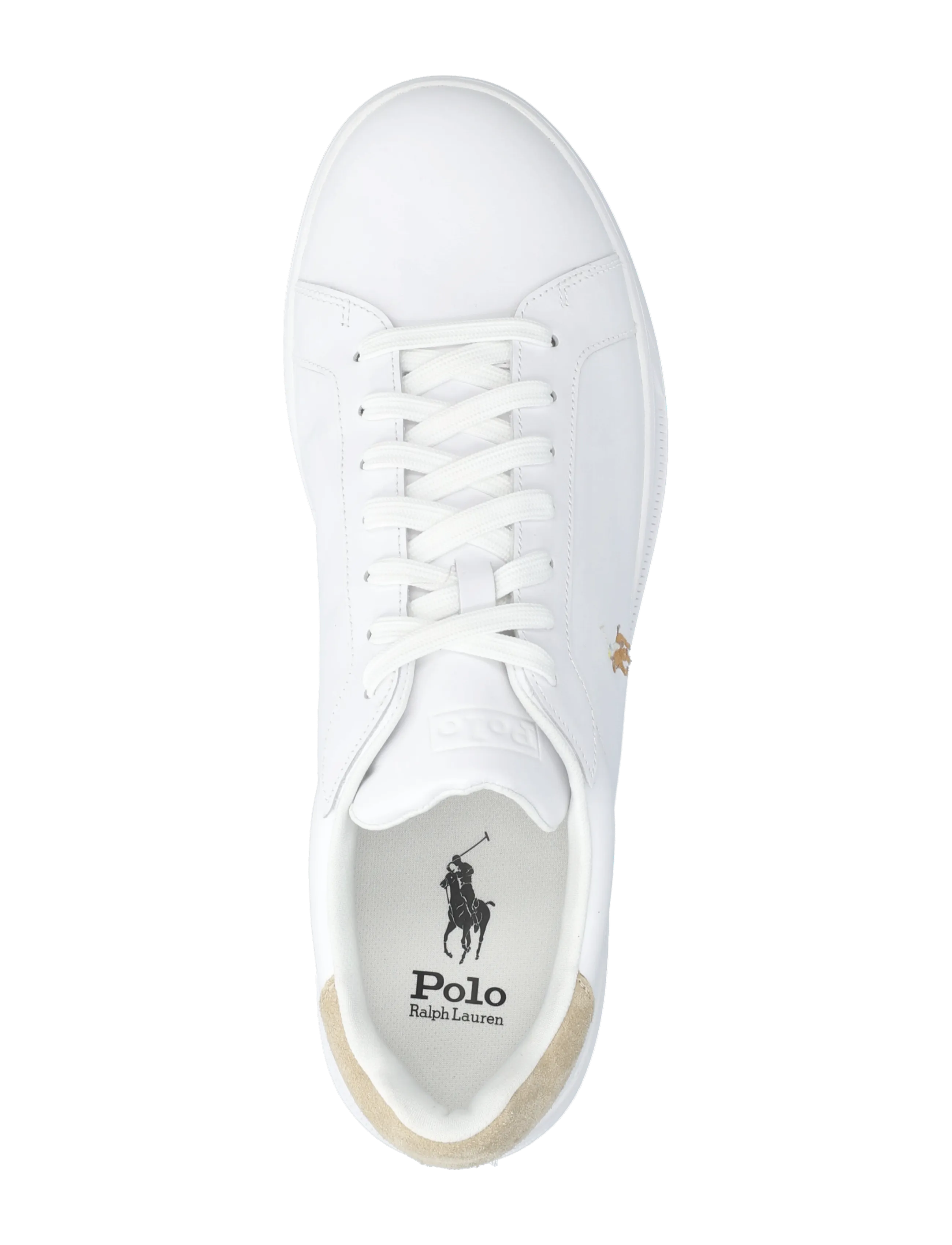 Polo Ralph Lauren - LEATHER-HRT CT II-SK-LTL - low tops - white/bone - 3