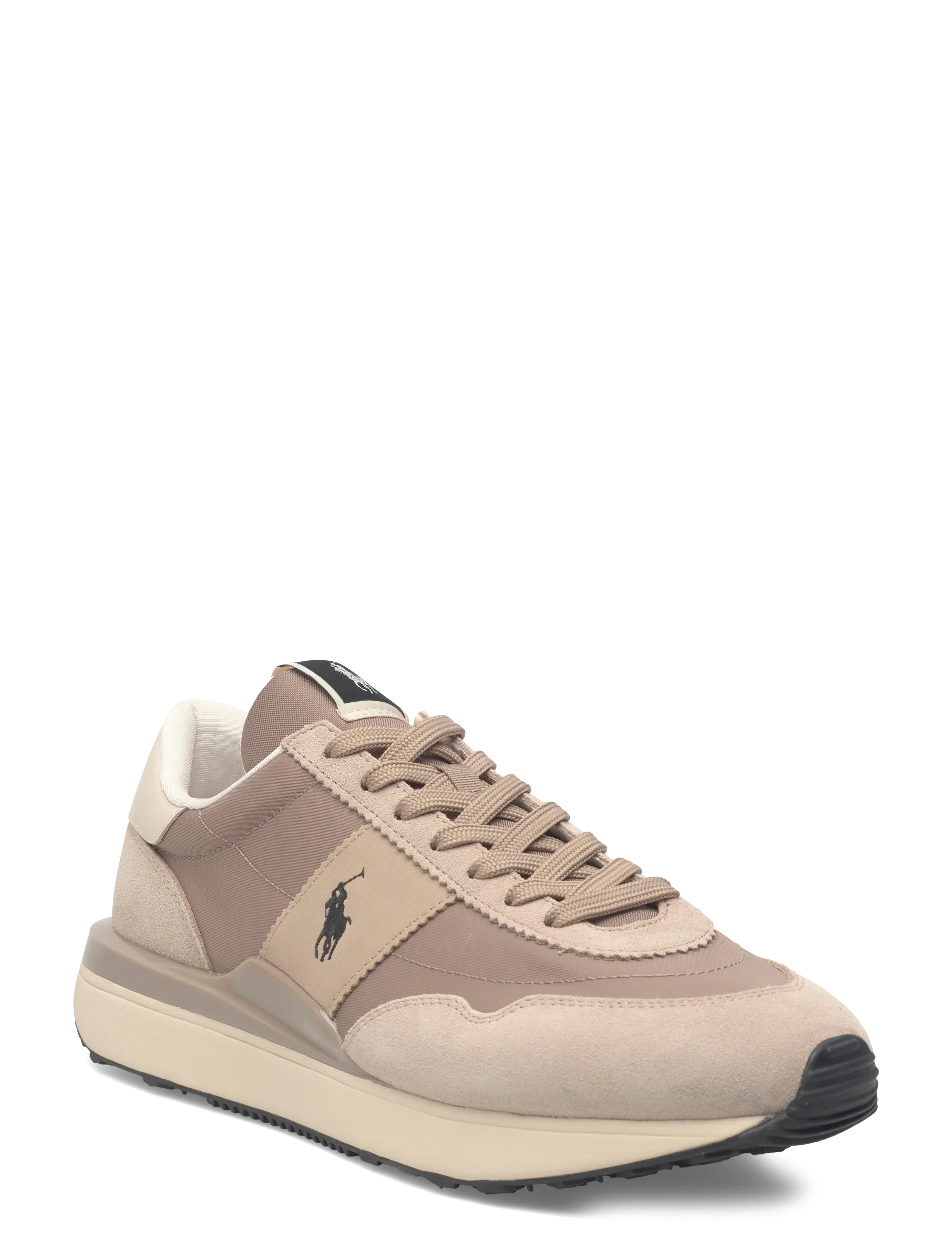 Polo Ralph Lauren Train 89 Suede-Paneled Sneaker - Sneakers - TONAL MILKSHAKE / beige