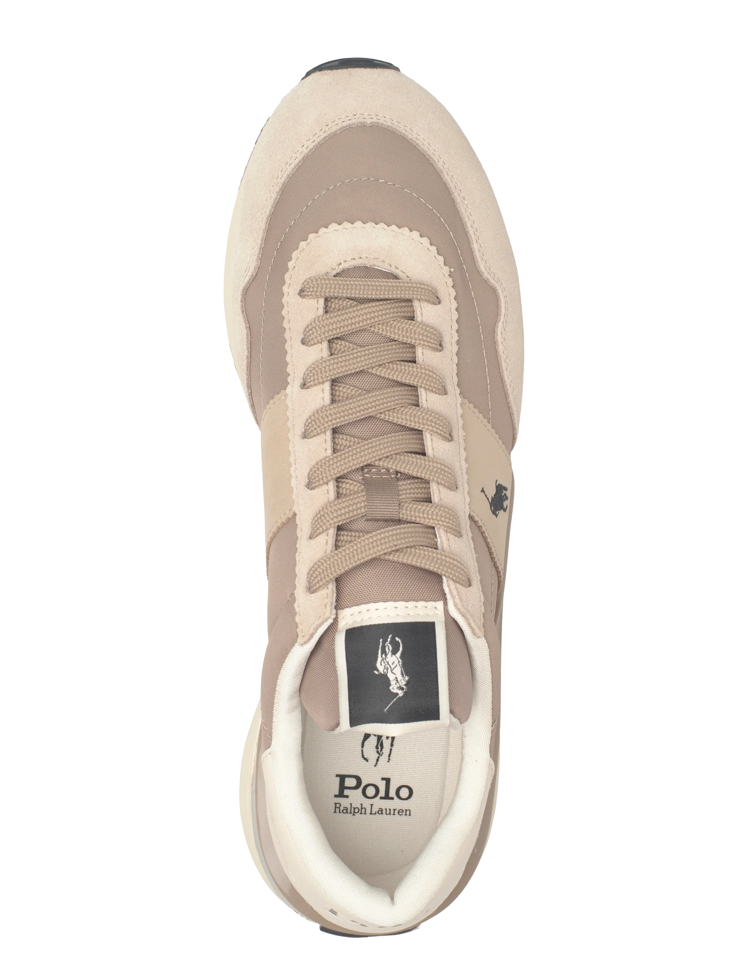 Polo Ralph Lauren - Train 89 Suede-Paneled Sneaker - lave sneakers - tonal milkshake - 3